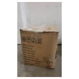 Leader Modern Square Back Bar Stools, Adjustable Swivel Bar Stool Set Of 2, Bar- Black