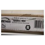 Bemis B500EC464 Round Closed Front Toilet Seat with Cover, Dresden Blue