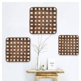 Barnyard Designs Tobacco Baskets Rustic Vintage Farmhouse Nesting Trays, Set of 3