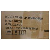 LifePro Waver Mini Vibration Plate - Whole Body Vibration Platform Exercise Machine - Home & Travel Workout Equipment for Weight Loss, Toning & Wellness - Max User Weight 260lbs (Blue)