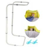 Blanket Lifter Foot Cradle Lift Bar for Feet Adjustable Blanket Support Lifters Holder Bed Foot Tent Blankets Riser Sheet Raiser Heavy Duty Steel Medical Accessories Leg Knee Ankle Surgery Recovery