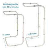 Blanket Lifter Foot Cradle Lift Bar for Feet Adjustable Blanket Support Lifters Holder Bed Foot Tent Blankets Riser Sheet Raiser Heavy Duty Steel Medical Accessories Leg Knee Ankle Surgery Recovery