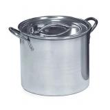 IMUSA USA Stainless Steel Stock Pot 20-Quart, Silver