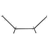 BalanceFrom Double Hammock with Space Saving Steel Stand and Portable Carrying Case, 450-Pound Capacity, 2-People