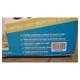 Able Life Able Tray - Bamboo Swivel TV Tray & Laptop Tray Table with Safety Support Handle