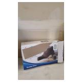 Reading Pillow Bed Wedge Large Adult Backrest Lounge Cushion with Arms and Pockets | Back Support for Sitting Up in Bed / Couch for GERD Heartburn Bedrest by ComfortSpa (Grey)