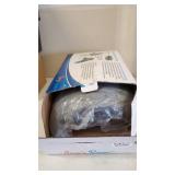 Reading Pillow Bed Wedge Large Adult Backrest Lounge Cushion with Arms and Pockets | Back Support for Sitting Up in Bed / Couch for GERD Heartburn Bedrest by ComfortSpa (Grey)