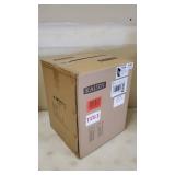 Factory Sealed - KAUEN Outdoor Wall Light, Exterior Wall Mount Lantern, Porch Light in Textured Black Finish with Water Ripple Glass 2418-1W-2PK