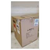 Factory Sealed - KAUEN Outdoor Wall Light, Exterior Wall Mount Lantern, Porch Light in Textured Black Finish with Water Ripple Glass 2418-1W-2PK