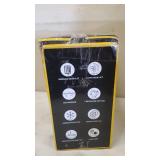 Yabano 4 Slice Toaster, Bagel Toaster with 7 Bread Shade Settings and Warming Rack, 4 Extra Wide Slots, Defrost/Bagel/Cancel Function, Removable Crumb Tray, Stainless Steel Toaster, Silver