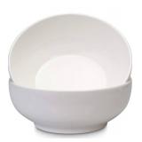 THE SALAD PRO LARGE SERVING BOWLS, 80 oz Big Bowl for Salad, Fruit, Ramen, Soup, Pasta, Cereal  Set of 2 White Large 9" Mixing Bowls - Microwave, Oven & Dishwasher Safe Kitchen Counter Serving Bowls