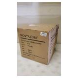 Nostalgia ICMP400BLUE 4-Quart Electric Ice Cream Maker with Easy Carry Handle