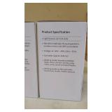 Lot of 2 DJ Lights, BSYUN RGB 18 LEDs Professional Sound Activated Stage Lights DMX-512 Controllable Uplighting for Wedding Party with Remote