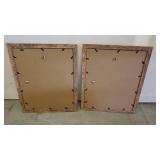 Lot of 2 16×20" Wood Photo Frames