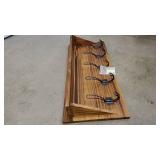 Rustic Wall Mounted Coat Rack Shelf - Brown Wooden Country Style 24" Entryway Shelf with 5 Rustic Hooks - Solid Pine Wood. Perfect Touch for Your Entryway, Mudroom, Kitchen, Bathroom and More (Brown)