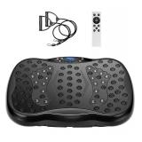 VIVOHOME 120 Levels Vibration Plate Exercise Machine with Bluetooth, Remote Control, Resistance Bands Vibrating Platform Workout for Whole Body Weight Loss Toning Home Office