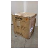 DEVAISE 3 Drawer Mobile File Cabinet with Lock, Fully Assembled Except Casters, Letter / Legal Size, White