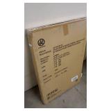 U Brands Linen Bulletin Board, 30" x 20", Natural Linen, White MDF Decor Frame, 2074U