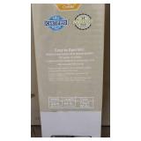 Lot of 2 Achim Home Furnishings Cordless Morningstar 1" Light Filtering Mini Blind, Width 24inch, Pearl White