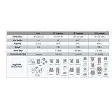 Rockland Fashion Softside Upright Luggage Set, Peace, 4-Piece (14/19/24/28)