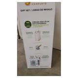 Playtex Diaper Genie Baby Registry Set, Includes 1 Diaper Genie Complete Diaper Pail, 8 Diaper Genie Clean Laundry Scent Refills and 8 Diaper Genie Carbon Filters For Odor Control