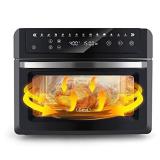 Gevi Air Fryer Toaster Oven Combo, Large Digital LED Screen Convection Oven with Rotisserie and Dehydrator, Extra Large Capacity Countertop Oven with Online Recipes
