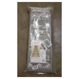 Modern Geometric Non-Slip Stair Treads (Set of 13) 8.6" x 26" Gray