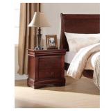 Acme Louis Philippe 2-Drawer Nightstand, Multiple Finishes