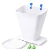 SimplyImagine SprayStand - Cloth Diaper Sprayer Splatter Shield - Contains Spray and Debris When Rinsing Cloth Diapers, Clothing, Shoes, and More in Toilet Spray Bucket Pail