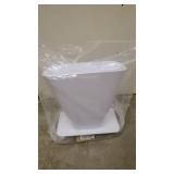 SimplyImagine SprayStand - Cloth Diaper Sprayer Splatter Shield - Contains Spray and Debris When Rinsing Cloth Diapers, Clothing, Shoes, and More in Toilet Spray Bucket Pail