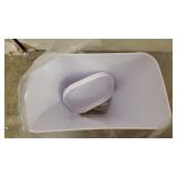 SimplyImagine SprayStand - Cloth Diaper Sprayer Splatter Shield - Contains Spray and Debris When Rinsing Cloth Diapers, Clothing, Shoes, and More in Toilet Spray Bucket Pail