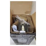 Industrial Touch Control Table Lamps with USB Port 3-Way Dimmable Bedside Wireless Charging Lamp for Bedroom Office Amber LED Bulb Included(Nickel)