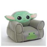 Idea Nuova Star Wars: The Mandalorian Featuring The Child Figural Bean Bag Chair with Sherpa Trim, Ages 3+