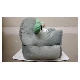 Idea Nuova Star Wars: The Mandalorian Featuring The Child Figural Bean Bag Chair with Sherpa Trim, Ages 3+