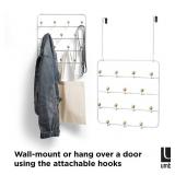 Umbra Estique Over-The-Door Multi-Use Organizer, White