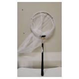 RESTCLOUD Insect and Butterfly Net with 12" Ring, 24" Net Depth, Handle Extends to 59 Inches for Adults and Kids (12" Ring, 59" Handle)