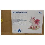 labebe - Baby Rocking Horse, Ride Unicorn, Kid Ride On Toy for 6 Month-3 Year Old, Infant (Boy Girl) Plush Animal Rocker, Toddler/Child Stuffed Ride Toy (Pink)