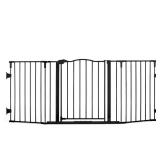 Regalo Deluxe Home Accents 74-Inch Widespan Safety Gate, Includes 4 Pack of Wall Mounts