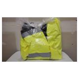 PYRAMEX RJ31 Series Lumen X Class 3 Fleece Bomber Safety Jacket, Lime, Large