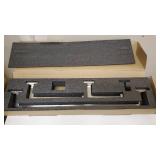 Kenivix 4-Piece Bathroom Hardware Set Towel Bar Toilet Paper Holder Robe Hook Towel Ring Stainless Steel Wall Mount Accessories Set Brushed Steel