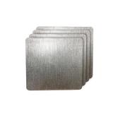 Lot of 2 = 8 Placemats Total - Dainty Home Galaxy Metallic Square Set of 4 Placemats