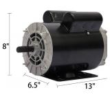 5 HP SPL 3450 RPM P56 Frame Air Compressor 60 Hz Electric Motor 208-230 Volts Century Motor Single Phase# B385