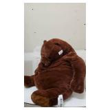 Giant Simulation Bear Toy Plush Toy Pillow Soft Animal Stuffed Plush Doll Home Decor Birthday Gift (100CM/39.4IN)