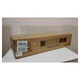 KEY TEK Wall-Mounted Patio Heater Electric Infrared Heater Indoor/Outdoor Heater Electric for Garage Backyard Wall Patio Heater Waterproof with Remote Control Golden Tube for Fast Heating, Black