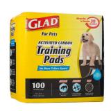 Glad for Pets Black Charcoal Puppy Pads Puppy Potty Training Pads That ABSORB & NEUTRALIZE Urine Instantly New & Improved Quality Puppy Pee Pads, 100 count