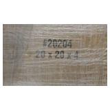 Aviditi 20204 Flat Corrugated Cardboard Box 20" L x 20" W x 4" H, Kraft, For Shipping, Packing and Moving (Pack of 10)