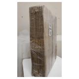 Aviditi 20204 Flat Corrugated Cardboard Box 20" L x 20" W x 4" H, Kraft, For Shipping, Packing and Moving (Pack of 10)