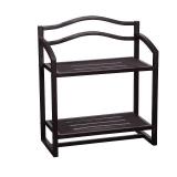 Household Essentials 2-Tier Wall Mounting Shelf, Espresso
