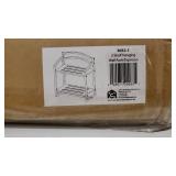 Household Essentials 2-Tier Wall Mounting Shelf, Espresso