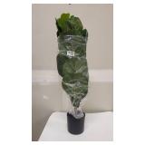 30" Little Artificial Fiddle Leaf Fig Tree/Faux Ficus Lyrata for Home Office Decoration